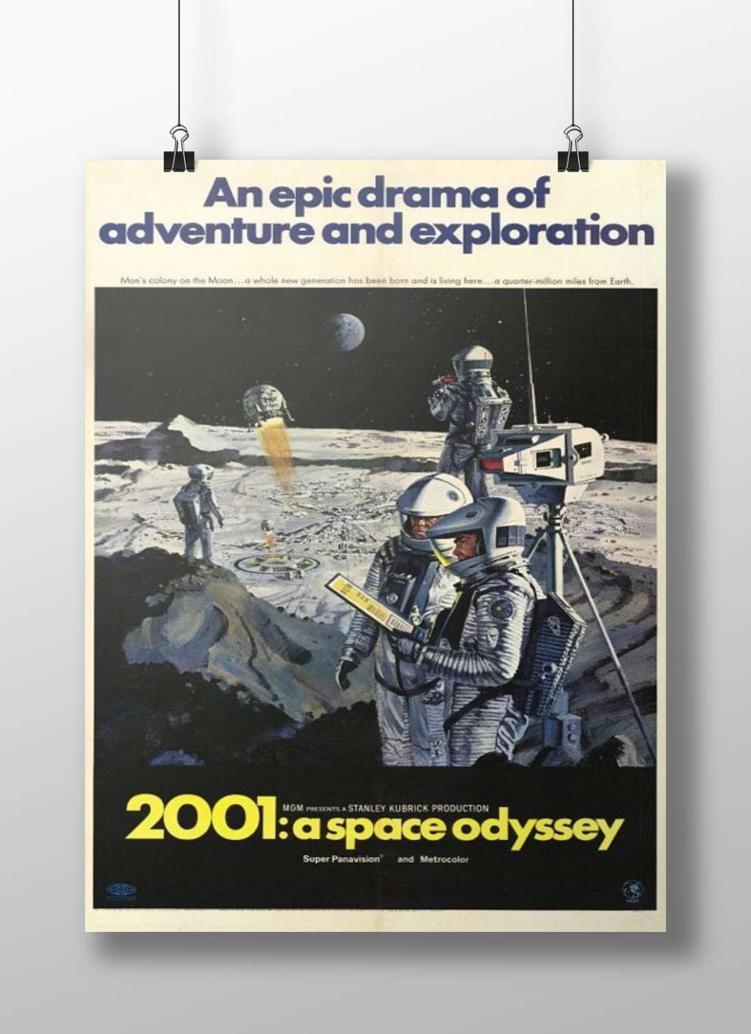 2001: A Space Odyssey - Cosmic Voyage Poster