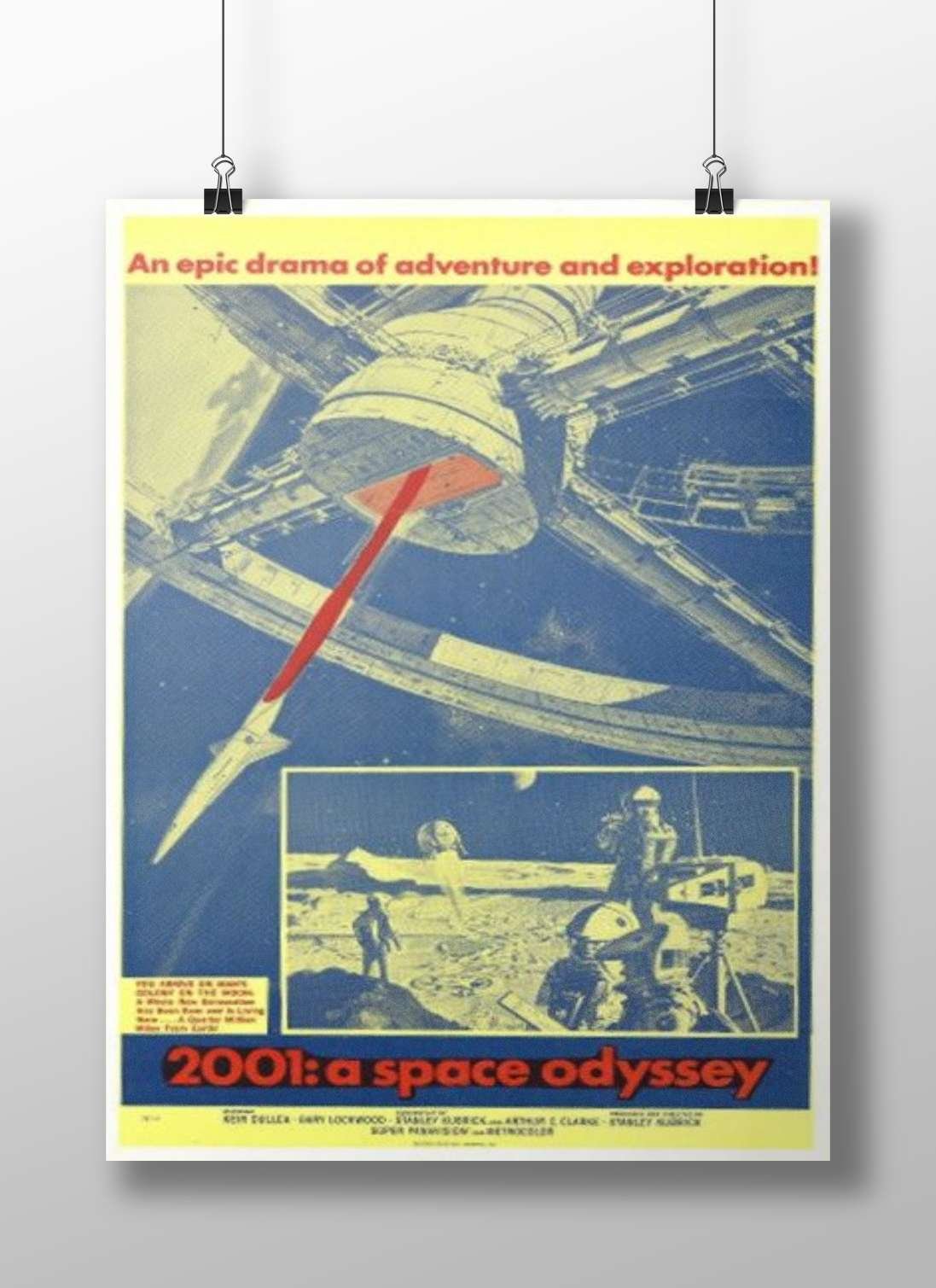 2001: A Space Odyssey - Cosmic Vision Poster