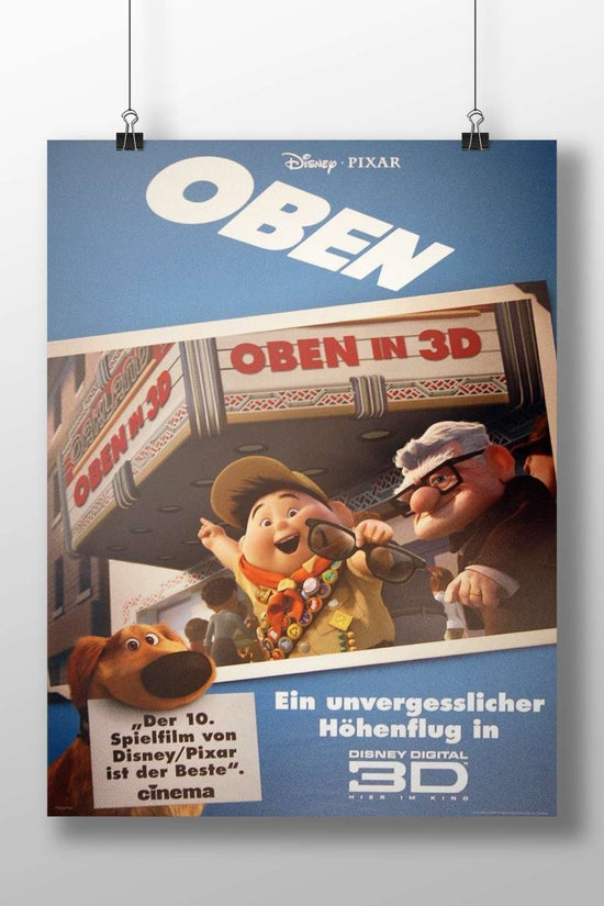 Up (Disney/Pixar film) Carl Fredricksen - Adventure Begins Poster