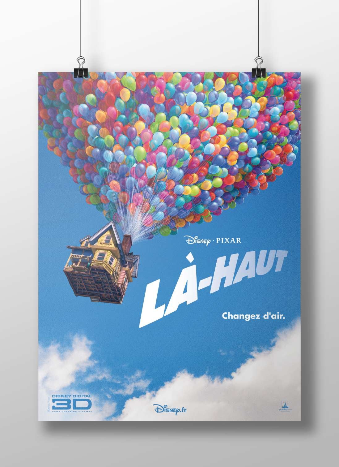 The house from Disney-Pixar's "Up" Carl Fredricksen'S House - Adventure Awaits Poster