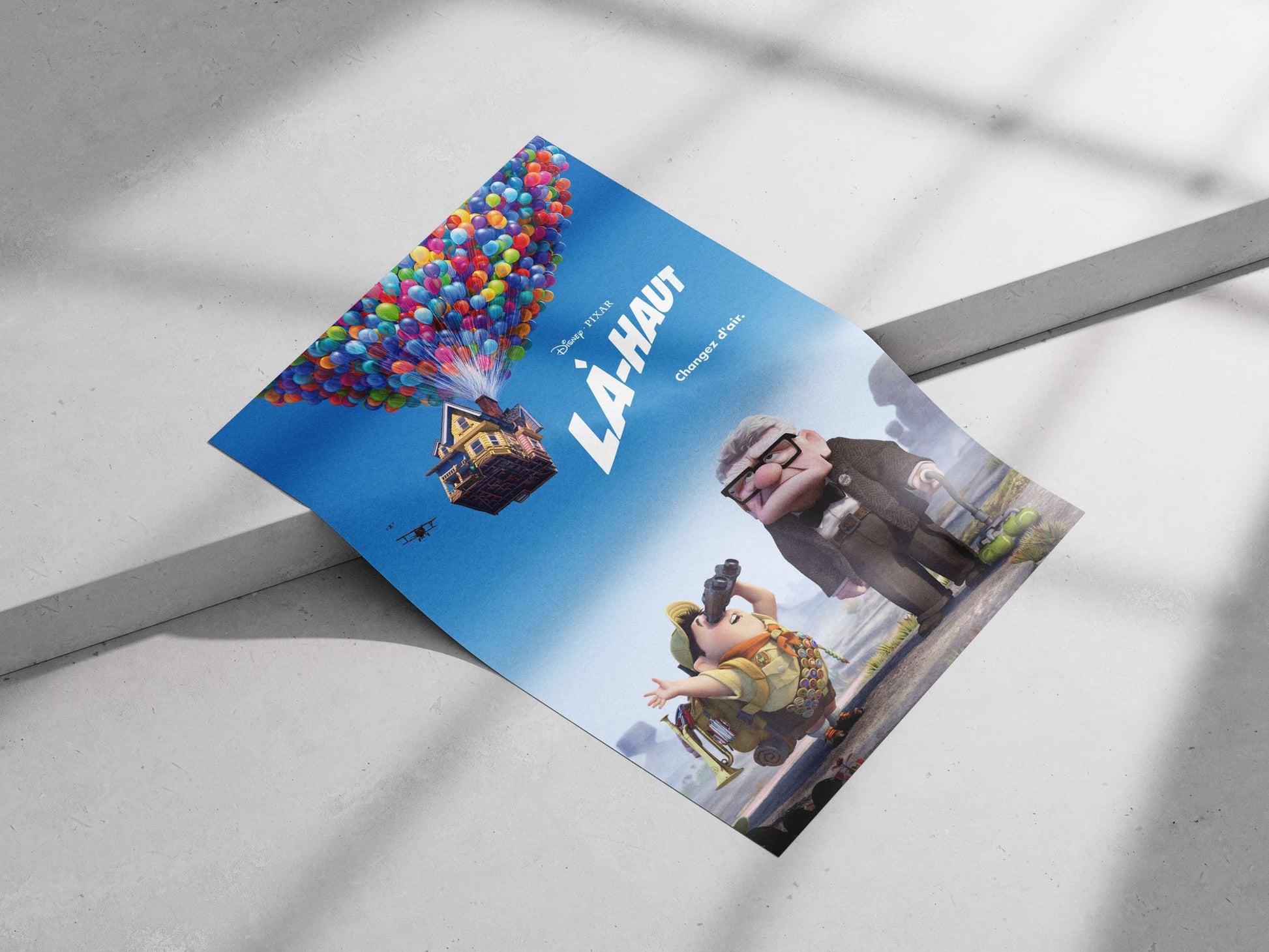 Disney Pixar's "Up" (French title "Là-Haut") Carl Fredricksen - Paradise Found Poster