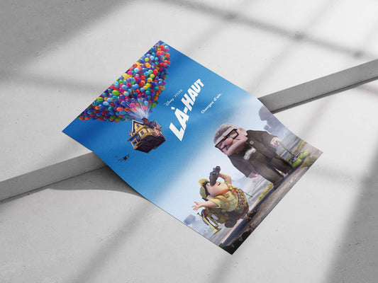 Disney Pixar's "Up" (French title "Là-Haut") Carl Fredricksen - Paradise Found Poster