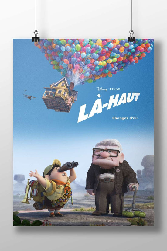 Disney Pixar's "Up" (French title "Là-Haut") Carl Fredricksen - Paradise Found Poster
