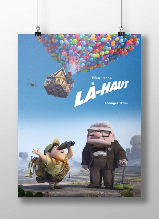 Disney Pixar's "Up" (French title "Là-Haut") Carl Fredricksen - Paradise Found Poster