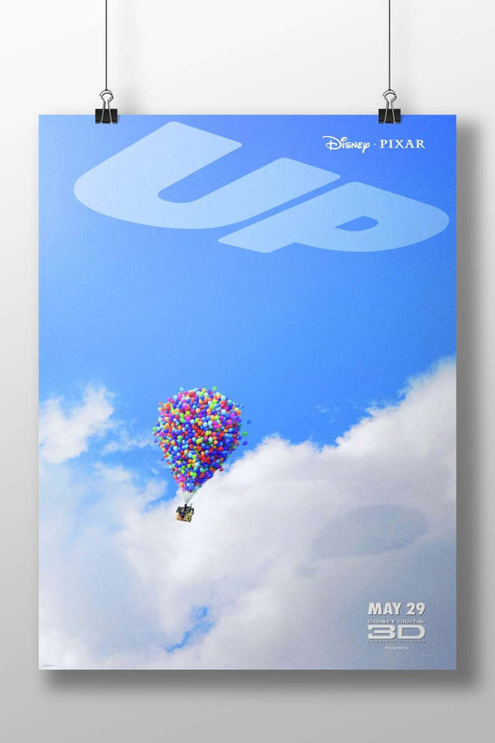 Disney-Pixar's animated film "Up" Carl Fredricksen - Adventure Starts Here Poster