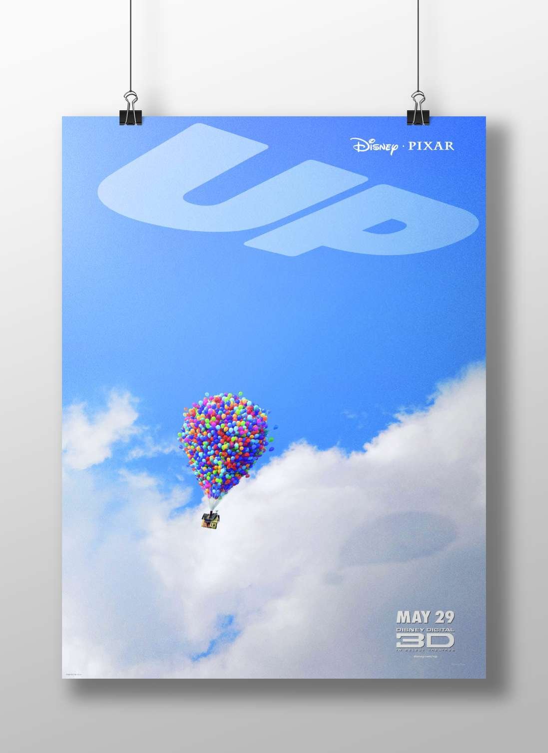 Disney-Pixar's animated film "Up" Carl Fredricksen - Adventure Starts Here Poster