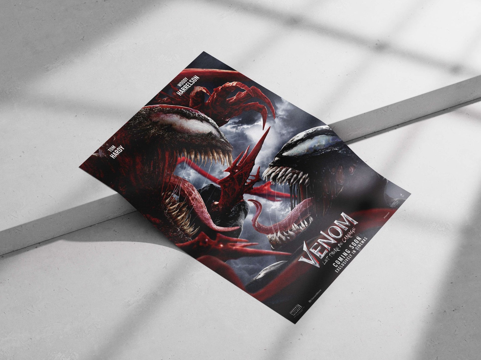 Venom and Carnage characters from the Venom franchise. Venom - Dark Empowerment Poster