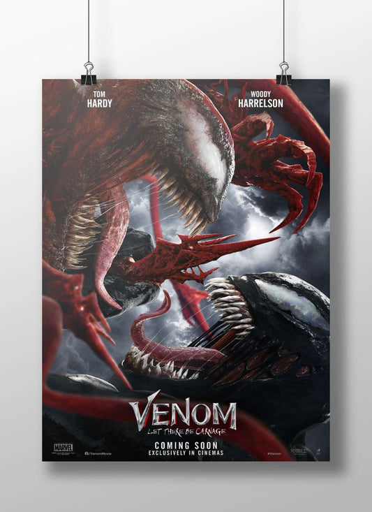 Venom and Carnage characters from the Venom franchise. Venom - Dark Empowerment Poster