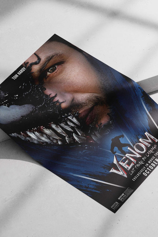 Venom (Marvel character from "Venom: Let There Be Carnage") Eddie Brock - Carnage Noir Poster