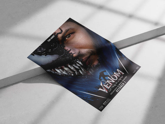 Venom (Marvel character from "Venom: Let There Be Carnage") Eddie Brock - Carnage Noir Poster