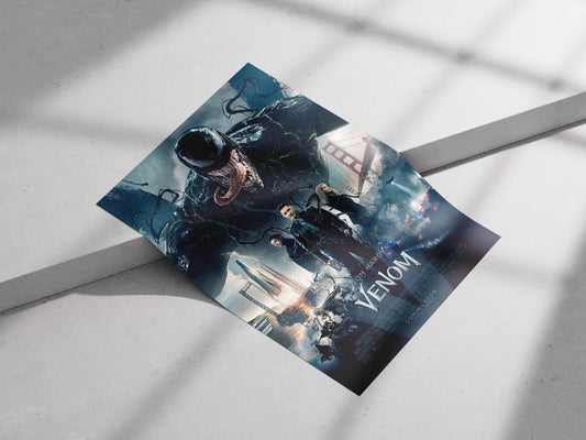 Venom (2018 film), the first installment in Sony's Spider-Verse franchise starring Tom Hardy as Eddie