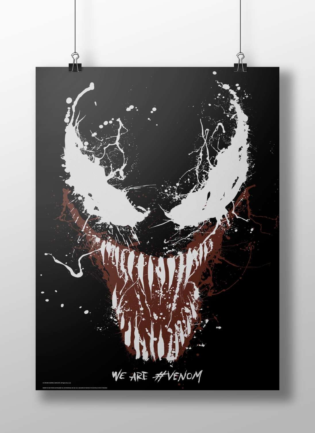 Venom (Marvel Comics character) Venom - Dark Web Villain Poster