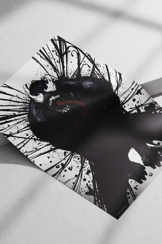 Venom (Marvel Comics' symbiote character) Venom - Dark Noir Poster