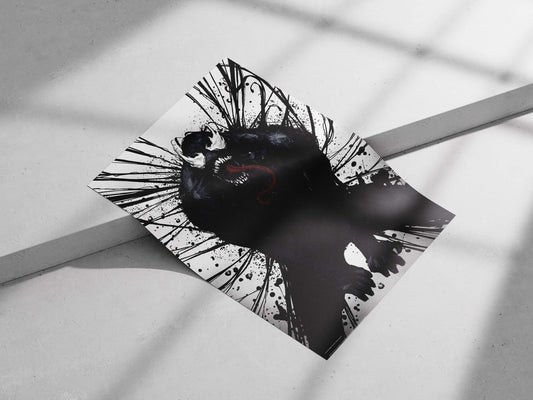 Venom (Marvel Comics' symbiote character) Venom - Dark Noir Poster