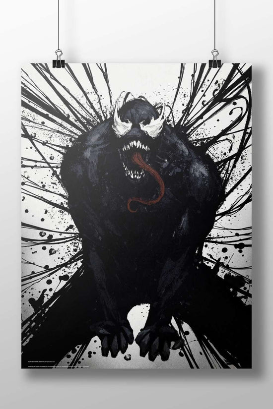 Venom (Marvel Comics' symbiote character) Venom - Dark Noir Poster