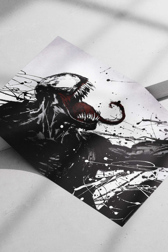 Venom (Marvel franchise character) Eddie Brock - Venom Noir Poster