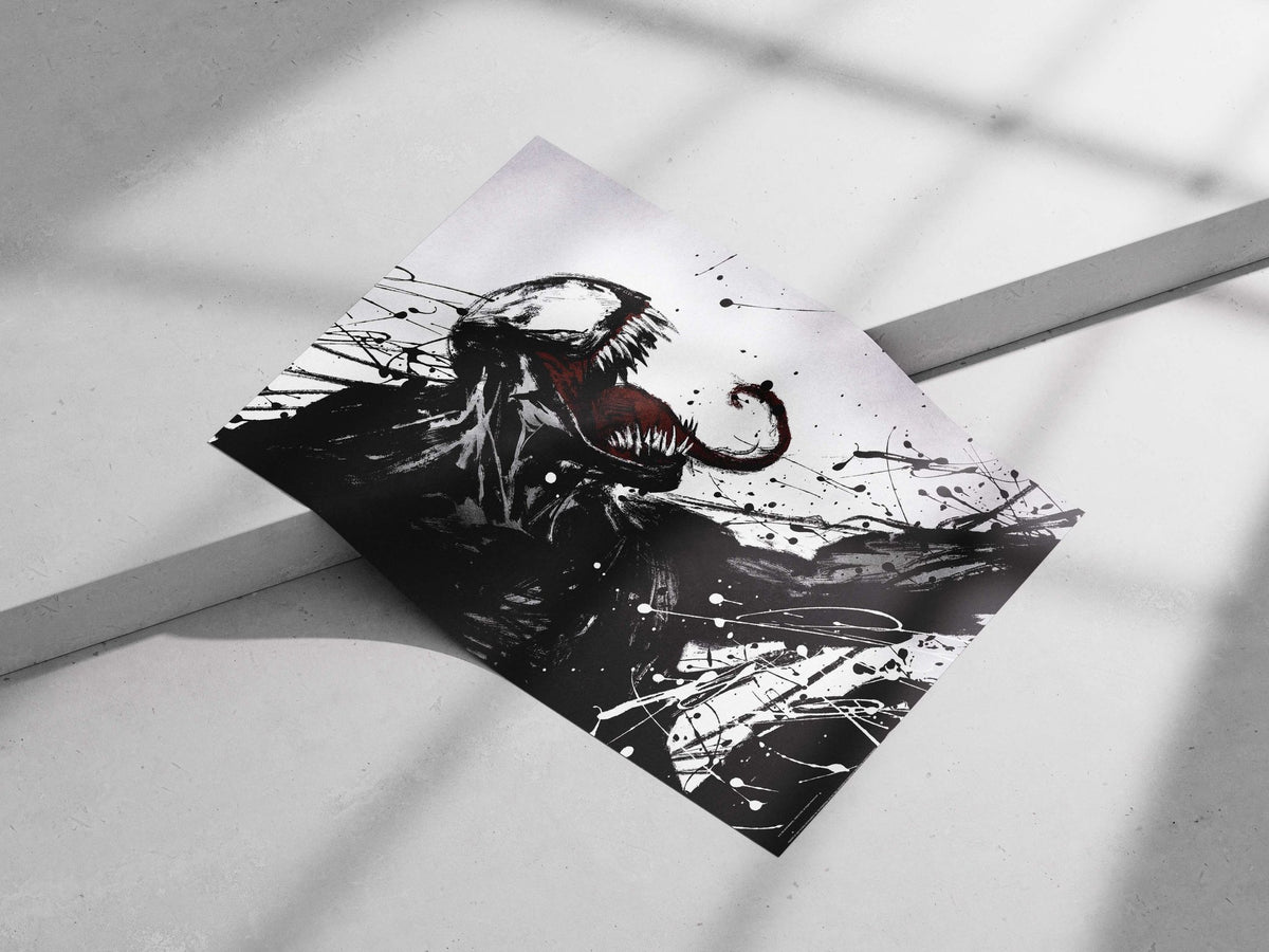 Venom (Marvel franchise character) Eddie Brock - Venom Noir Poster