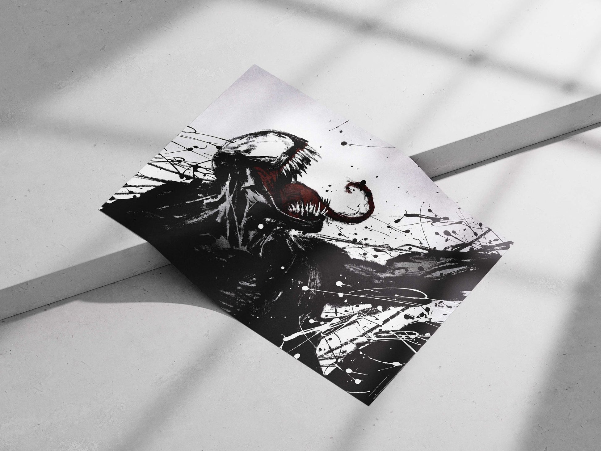 Venom (Marvel franchise character) Eddie Brock - Venom Noir Poster