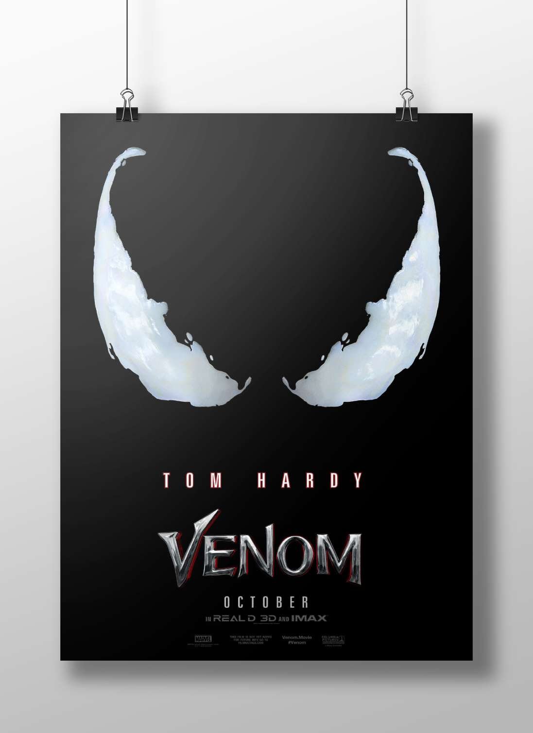 Venom (Marvel franchise character, specific movie title) Eddie Brock - Venom Iconic Poster
