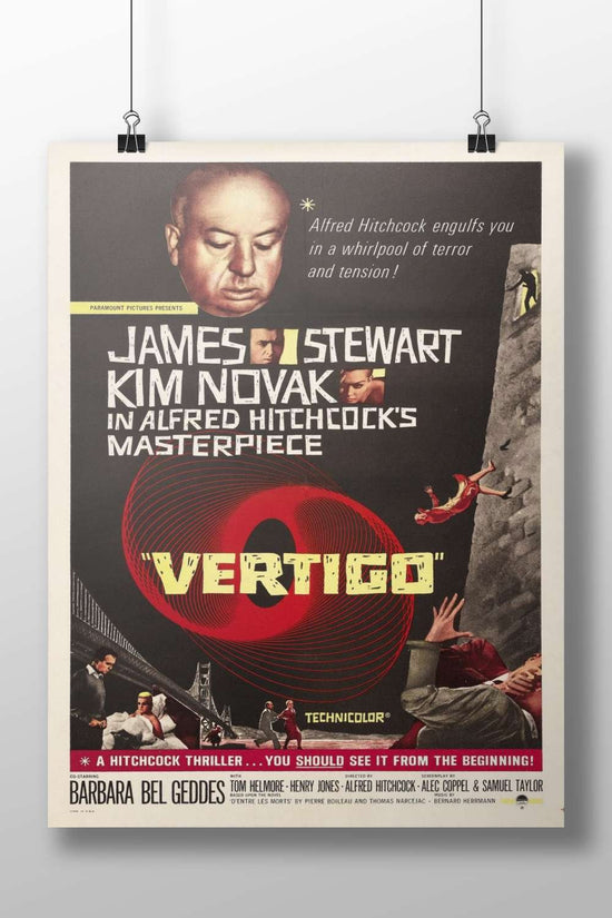 Vertigo (1958 film by Alfred Hitchcock starring James Stewart and Kim Novak) Vertigo - Mysterious