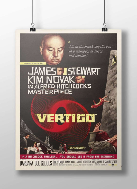 Vertigo (1958 film by Alfred Hitchcock starring James Stewart and Kim Novak) Vertigo - Mysterious