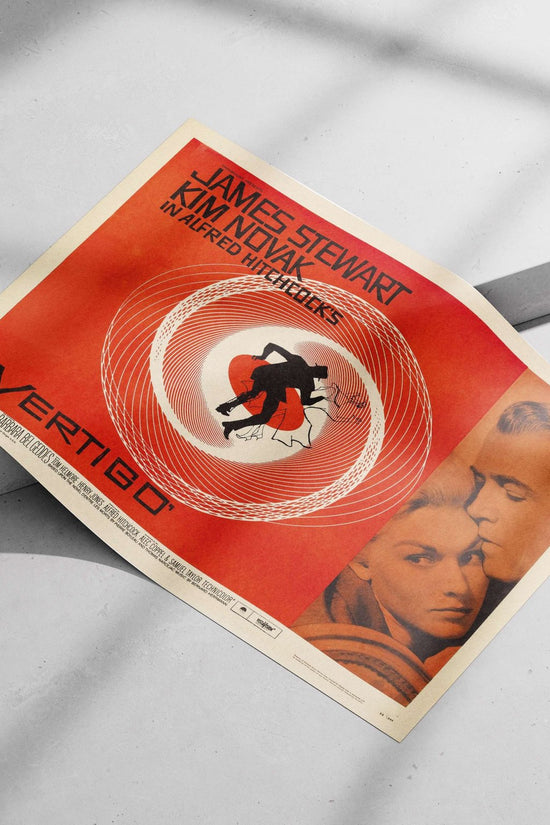 Vertigo (1958 film starring James Stewart and Kim Novak) Marnie Scott - Noir Romance Poster