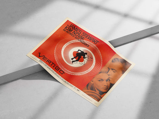 Vertigo (1958 film starring James Stewart and Kim Novak) Marnie Scott - Noir Romance Poster