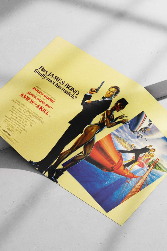 The James Bond film "A View to a Kill" from the 007 franchise. A View