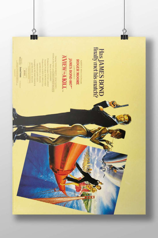 The James Bond film "A View to a Kill" from the 007 franchise. A View