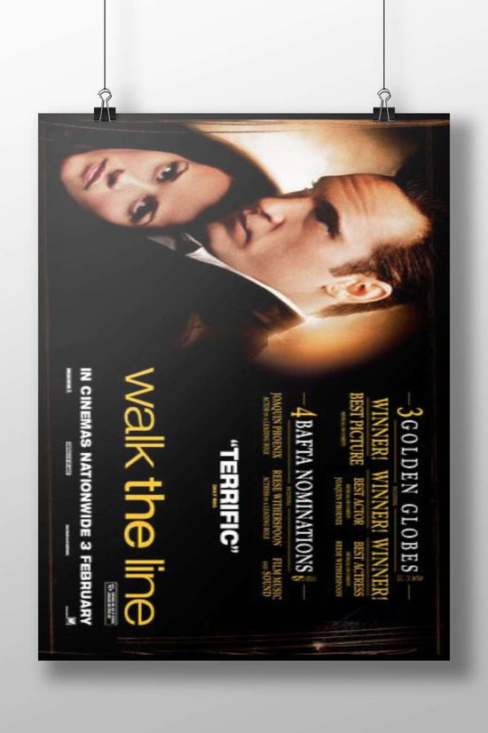 Walk the Line (movie) Johnny Cash - Man In Black Poster