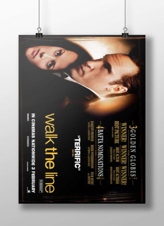 Walk the Line (movie) Johnny Cash - Man In Black Poster