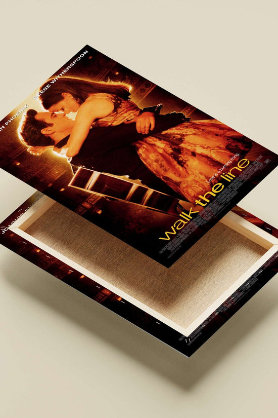 The movie "Walk the Line" featuring real names Joaquin Phoenix and Reese Witherspoon. Johnny Cash