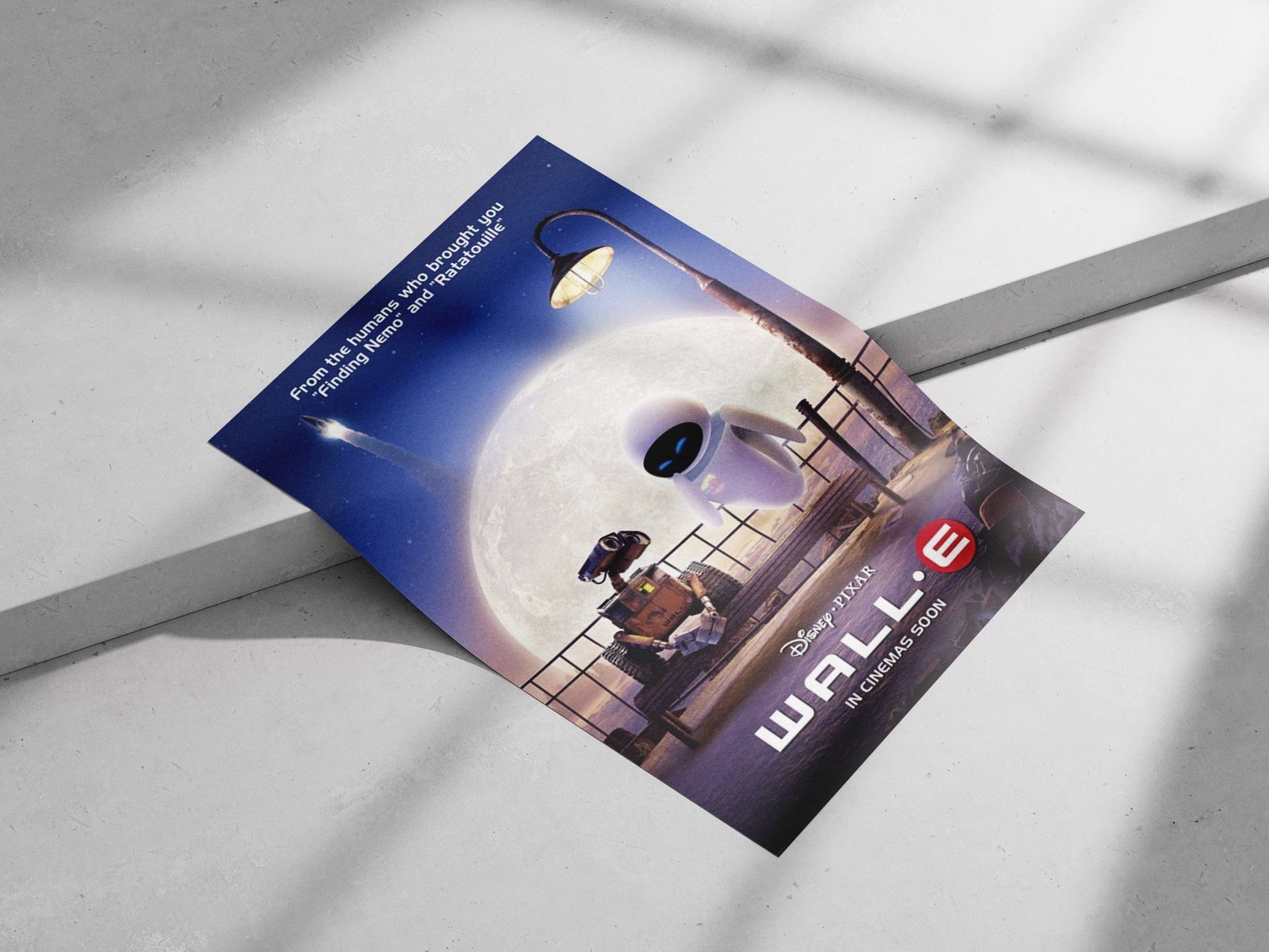 WALL·E, the robot character from Disney·Pixar's film WALL·E. Wall·E - Optimistic Future Robot Poster