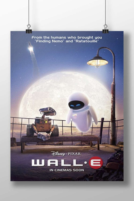 WALL·E, the robot character from Disney·Pixar's film WALL·E. Wall·E - Optimistic Future Robot Poster