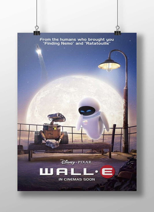 WALL·E, the robot character from Disney·Pixar's film WALL·E. Wall·E - Optimistic Future Robot Poster