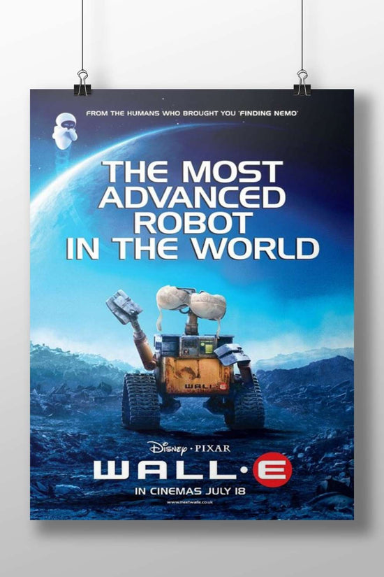 Wall-E - Optimistic Future Retro Poster