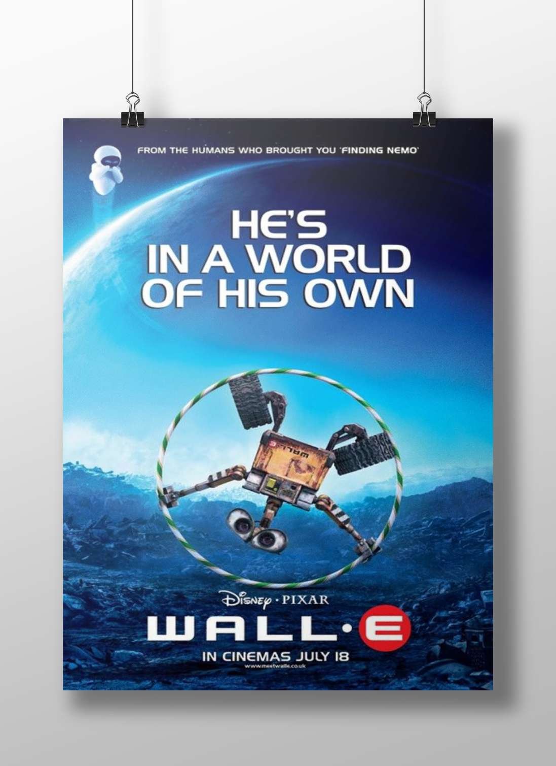 Wall-E (robot character from the WALL·E franchise, Disney•Pixar) Wall-E - Space Adventurer Poster