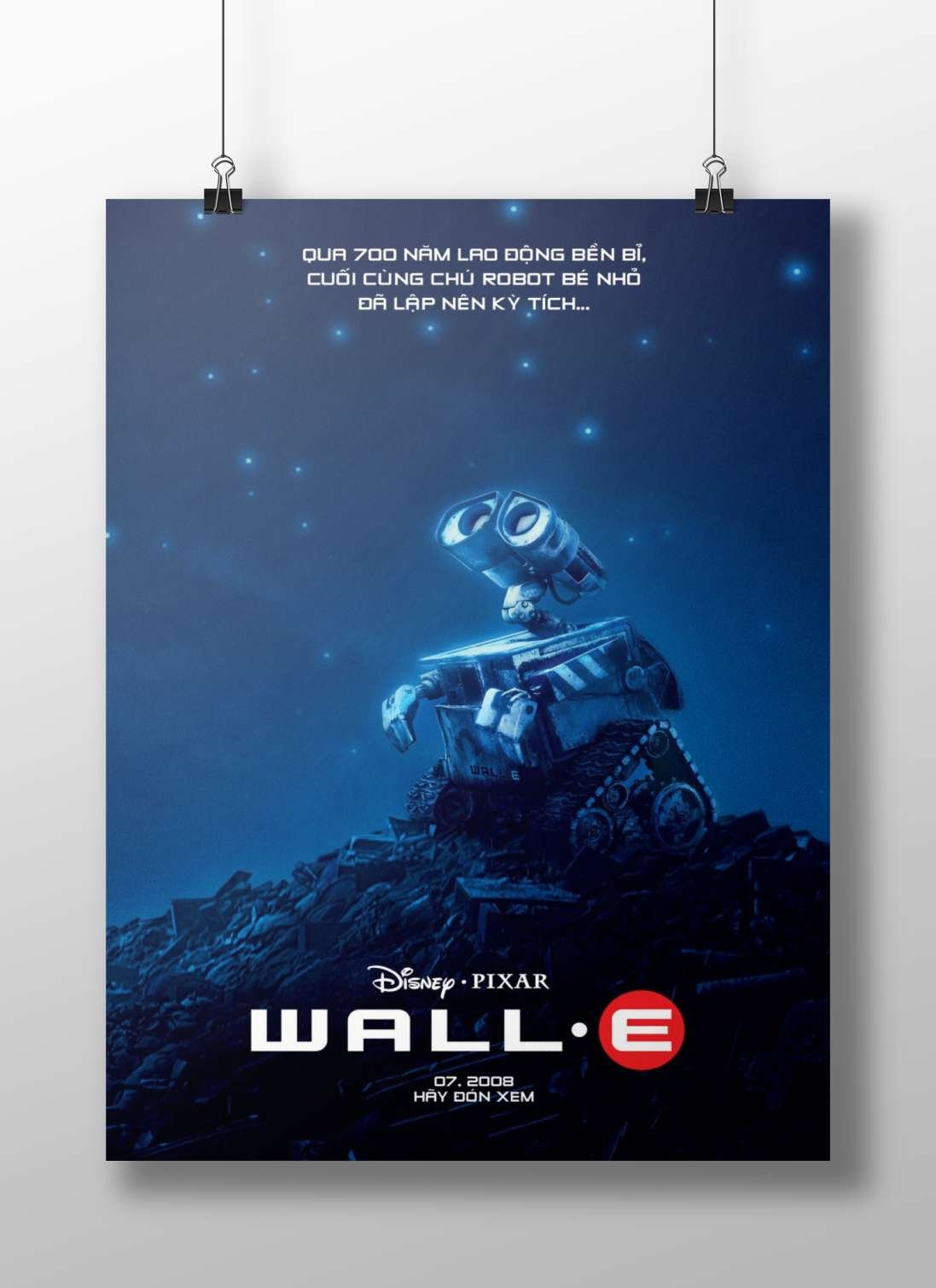 Wall-E - Future Retro Poster