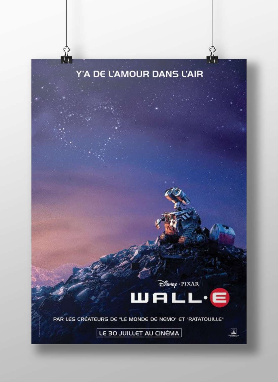 WALL·E, the robot from the Disney·Pixar film. Wall·E - Optimism Icon Poster