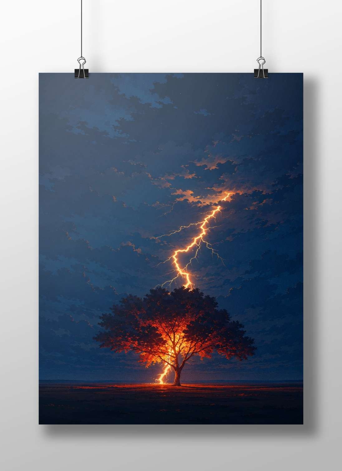 Japanese Animation Modern Digital Matte BoizzBoard rigid print — Anime wall art India | PosterBoizz
