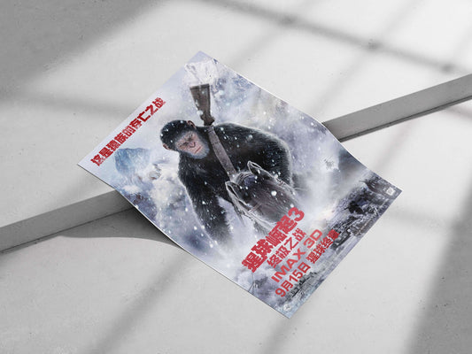 The ape character from the Planet of the Apes franchise (specifically from "Rise of the