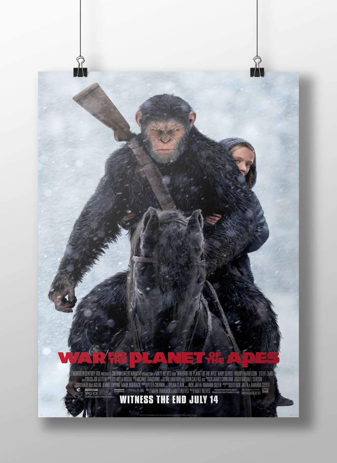 War for the Planet of the Apes (movie title from the Planet of the Apes