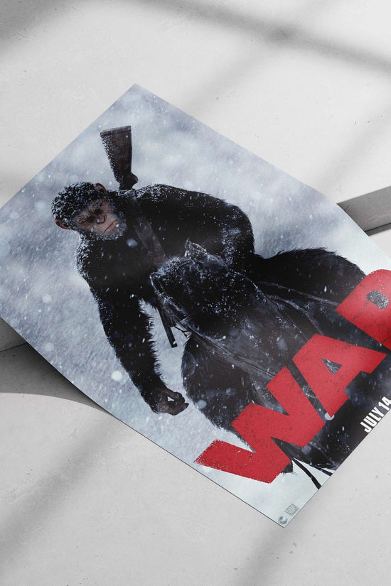 Caesar from the Planet of the Apes franchise Caesar - Ape Rebellion Poster