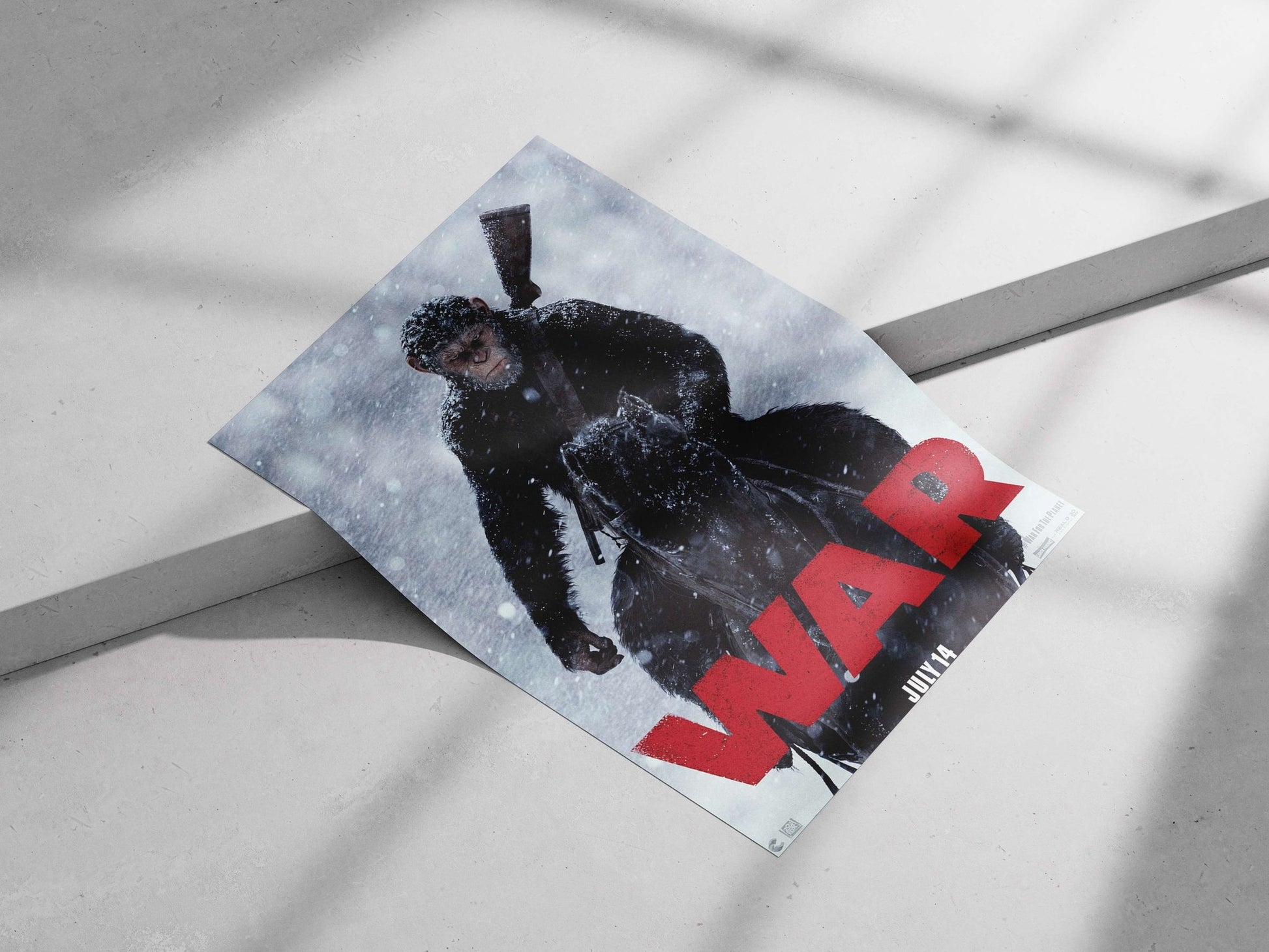 Caesar from the Planet of the Apes franchise Caesar - Ape Rebellion Poster