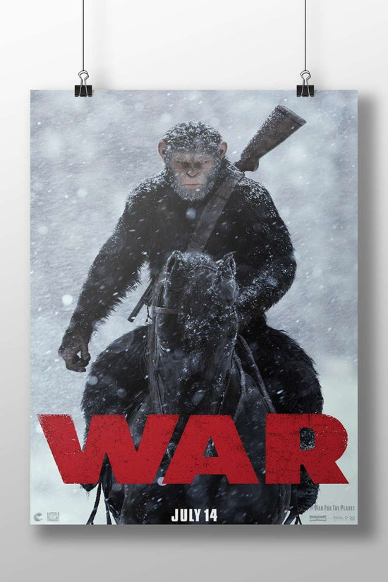 Caesar from the Planet of the Apes franchise Caesar - Ape Rebellion Poster