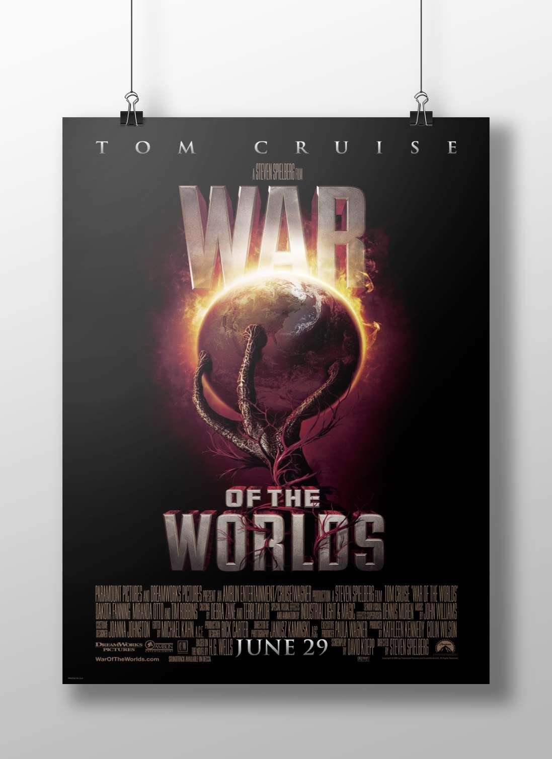 War of the Worlds (film franchise) Martians Invasion - War Of The Worlds Noir Poster
