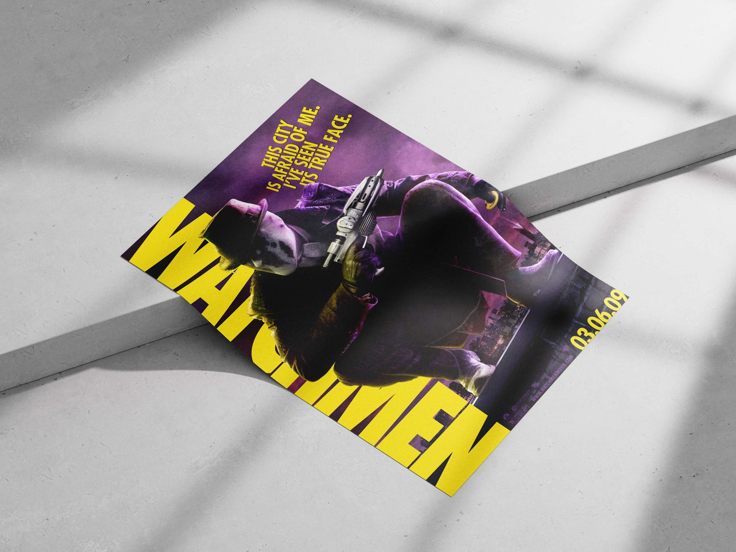 Watchmen (franchise/movie, as confirmed by the poster title "WATCHMEN" and release date 03.06.09 from OCR