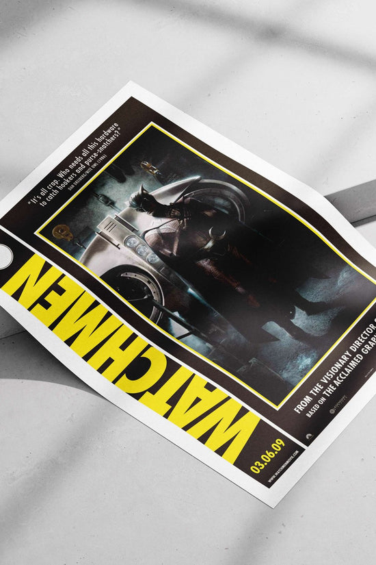 Nite Owl (Dan Dreiberg) from the Watchmen franchise. Nite Owl - Dan Dreiberg Noir Poster