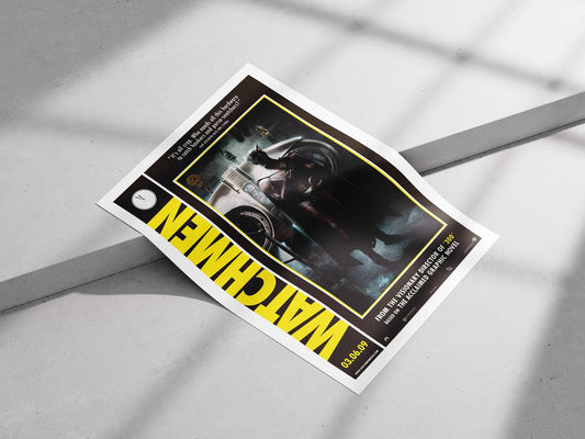 Nite Owl (Dan Dreiberg) from the Watchmen franchise. Nite Owl - Dan Dreiberg Noir Poster