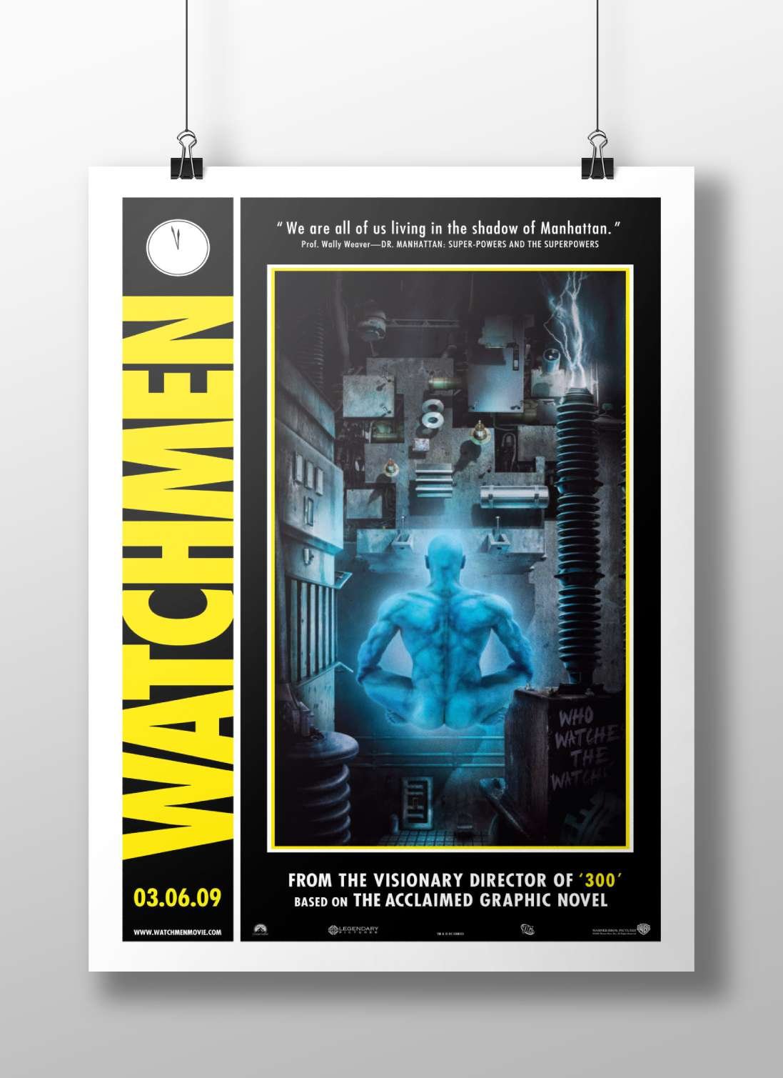 Watchmen (2009 film) Rorschach - The Watchman Poster
